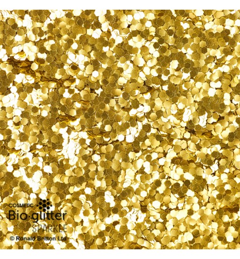 BIO-GLITTER SPARKLE GOLD 094 HEX (FDA)-2.4MM