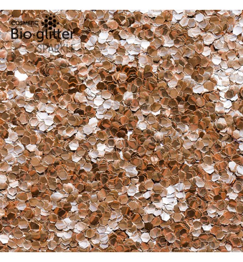 Cosmetic Bio-glitter Sparkle Rose Gold