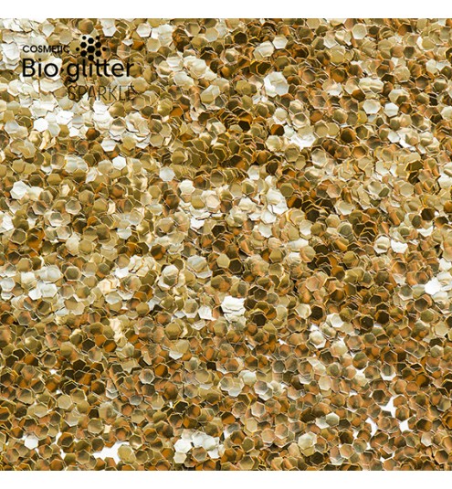 Cosmetic Bio-glitter Sparkle Gold