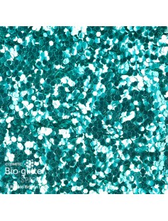 BIO-GLITTER SPARKLE TURQUOISE 040 HEX (FDA)NOMM