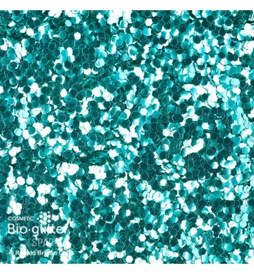 BIO-GLITTER SPARKLE TURQUOISE 040 HEX (FDA)NOMM