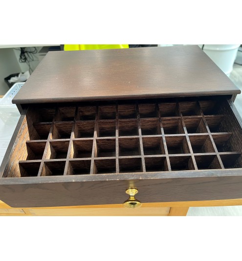 Wooden Essential Oil Box (45 Compartment) SLIDE