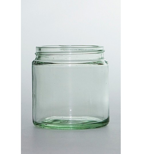 Glass 120 mL Cosmetic Jar CLEAR