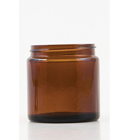 Glass 120 mL Cosmetic Jar AMBER