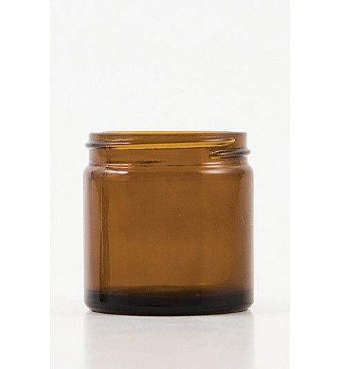 Glass 60 mL Cosmetic Jar AMBER