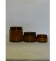 Plastic 500 mL Cosmetic Jar AMBER