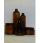 Plastic 500 mL Cosmetic Jar AMBER